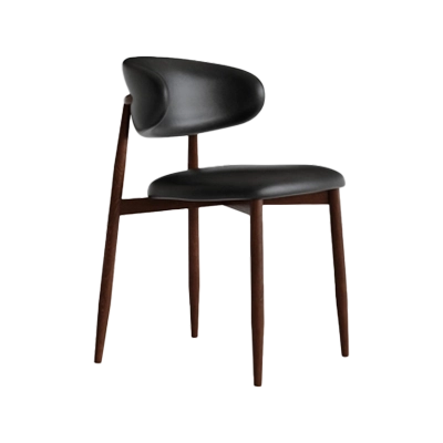 Veroli black with walnut