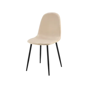 Tal - terciopelo beige y pata negra